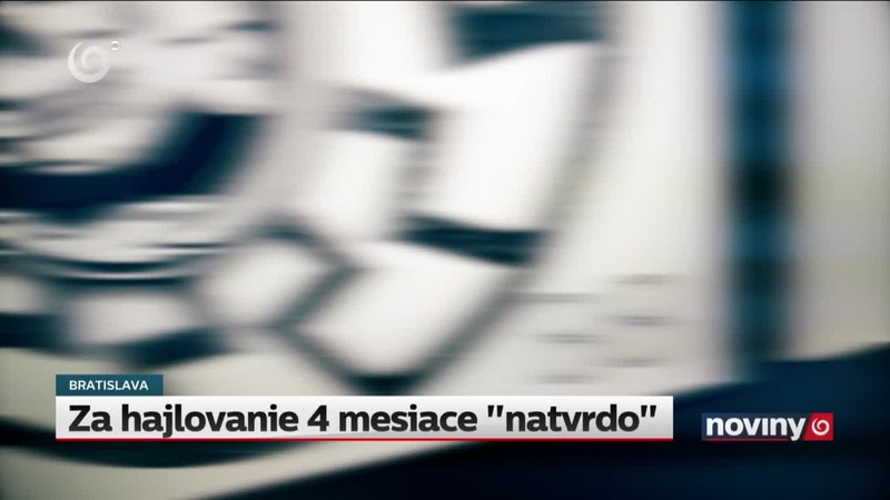 Za hajlovanie 4 mesiace "natvrdo"