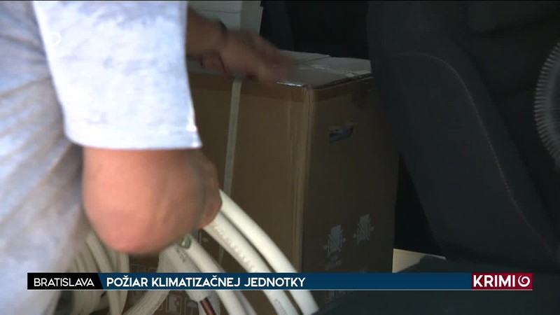 POŽIAR KLIMATIZAČNEJ JEDNOTKY