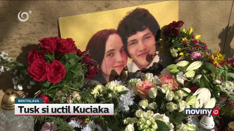 Tusk si uctil Kuciaka