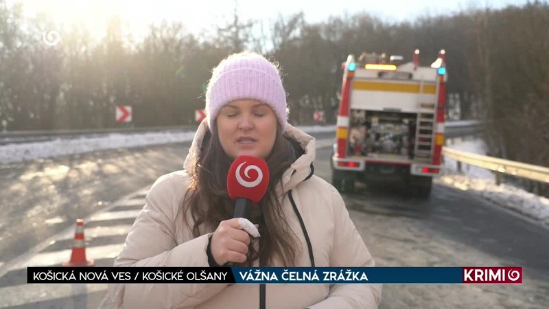 VÁŽNA ČELNÁ ZRÁŽKA