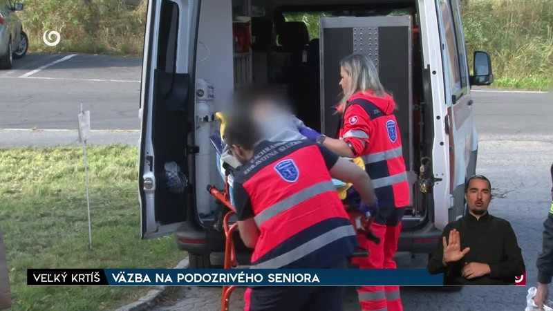 VÄZBA NA PODOZRIVÉHO SENIORA