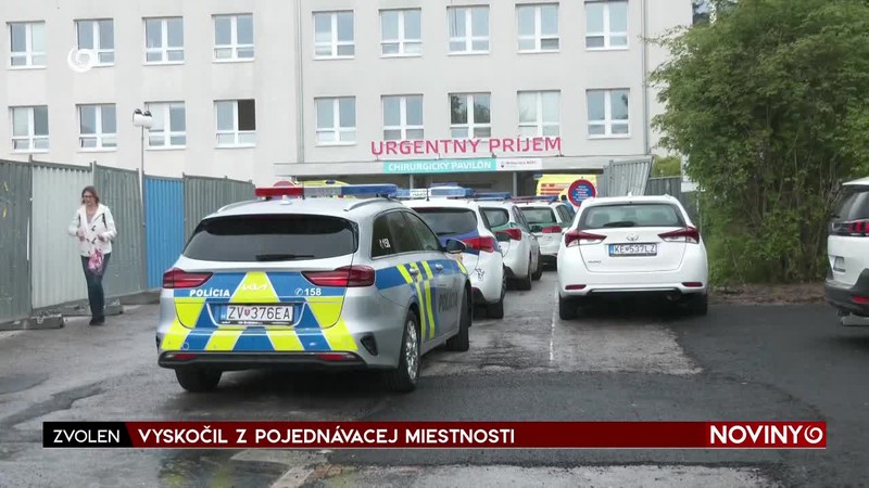 VYSKOČIL Z POJEDNÁVACEJ MIESTNOSTI