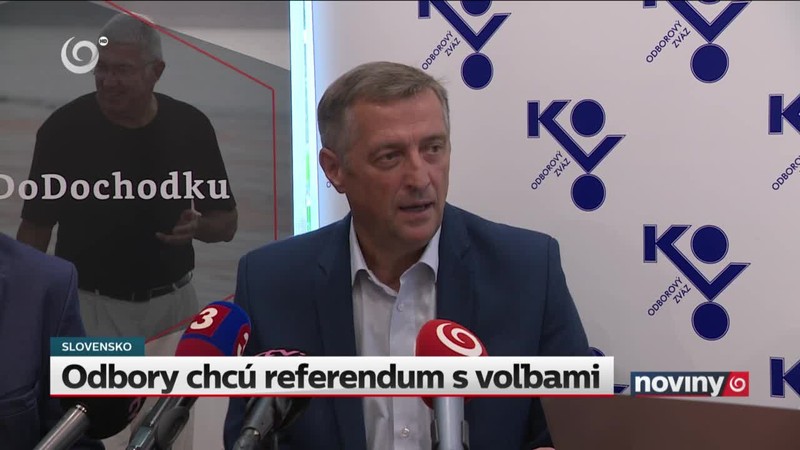 Odbory chcú referendum s voľbami