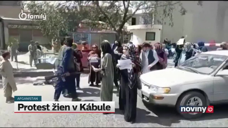 Protest žien v Kábule