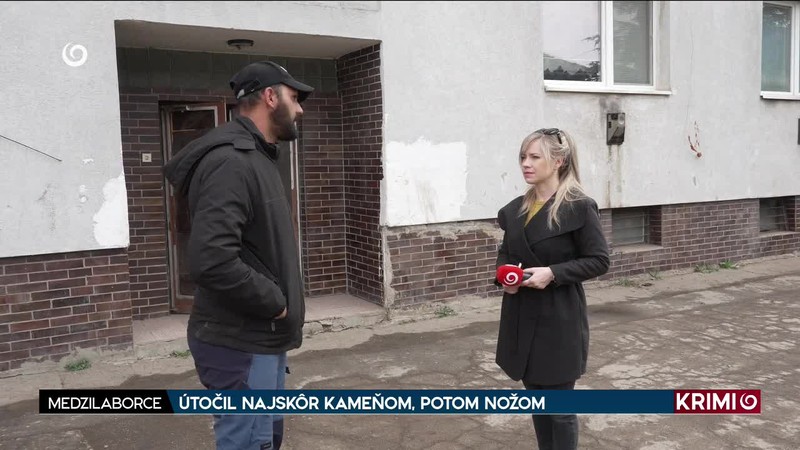 ÚTOČIL NAJSKÔR KAMEŇOM, POTOM NOŽOM
