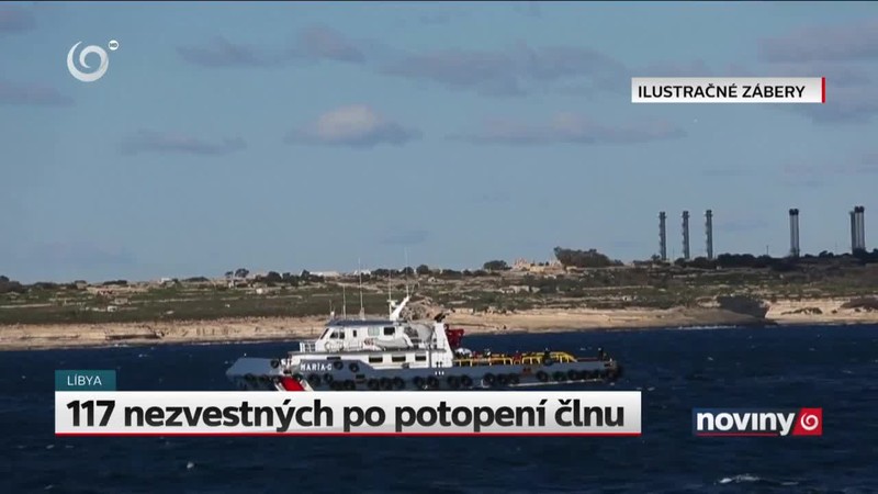 117 nezvestných po potopení člnu