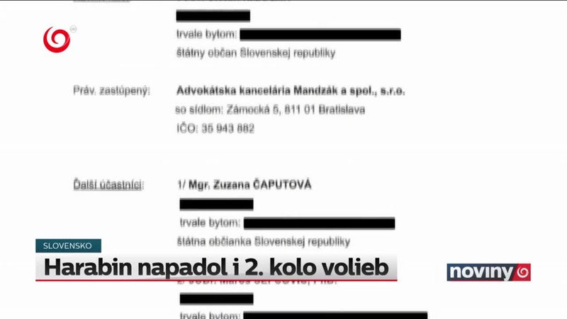 Harabin napadol i 2. kolo volieb