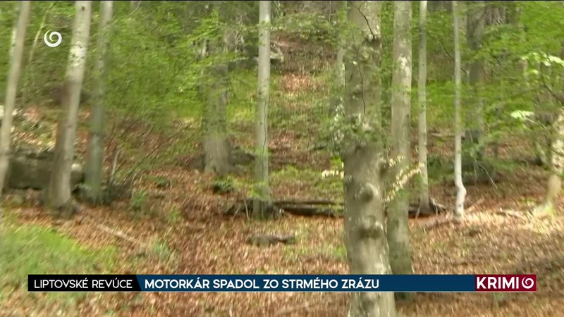 MOTORKÁR SPADOL ZO STRMÉHO ZRÁZU