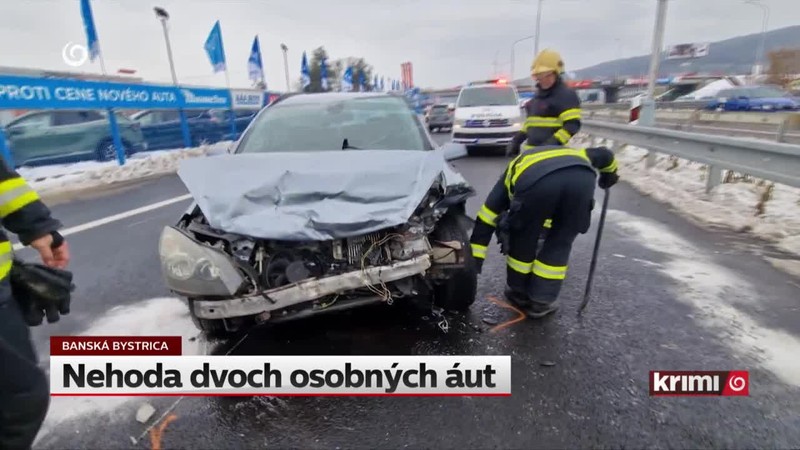 Nehoda dvoch osobných áut