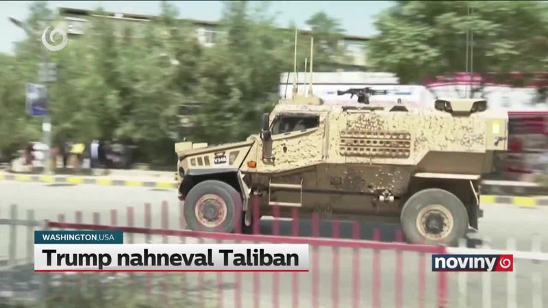 Trump nahneval Taliban