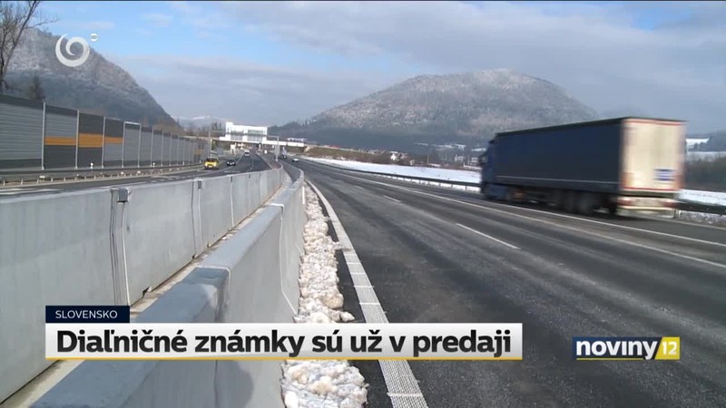 Diaľničné známky sú už v predaji