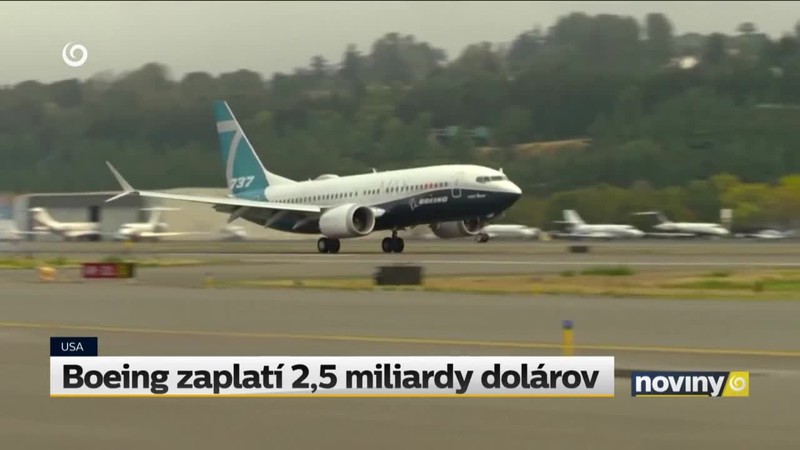 Boeing zaplatí 2,5 miliardy dolárov