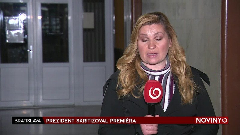 PREZIDENT SKRITIZOVAL PREMIÉRA