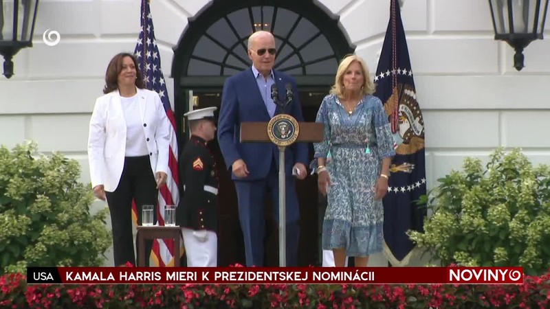 KAMALA HARRIS MIERI K PREZIDENTSKEJ NOMINÁCII