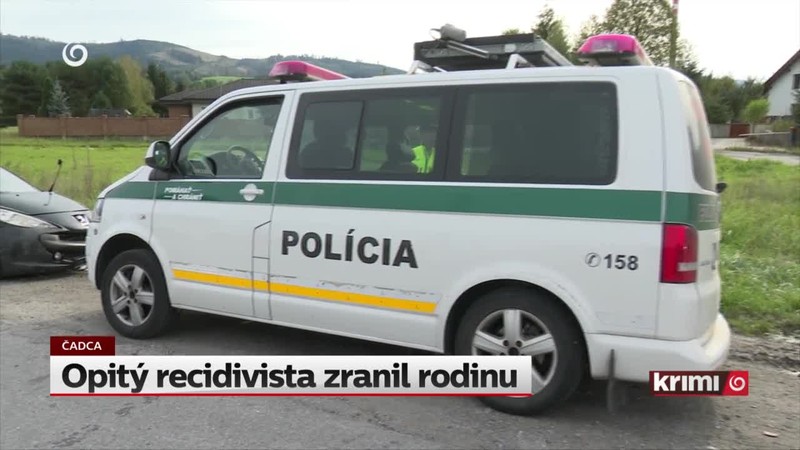 Opitý recidivista zranil rodinu