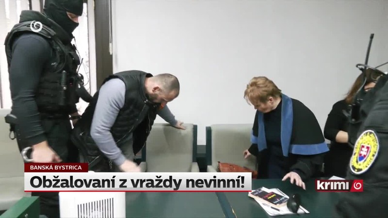 Obžalovaní z vraždy nevinní!