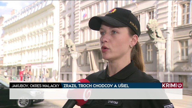 ZRAZIL TROCH CHODCOV A UŠIEL