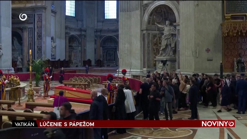 LÚČENIE S PÁPEŽOM