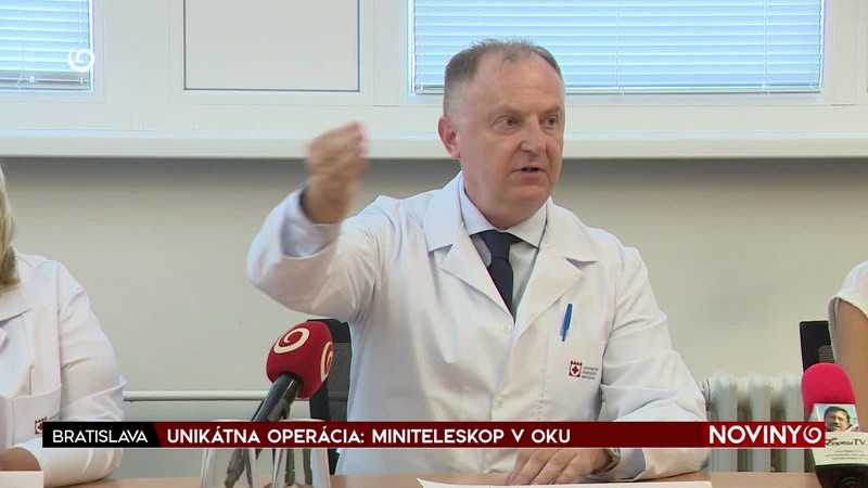 UNIKÁTNA OPERÁCIA: MINITELESKOP V OKU