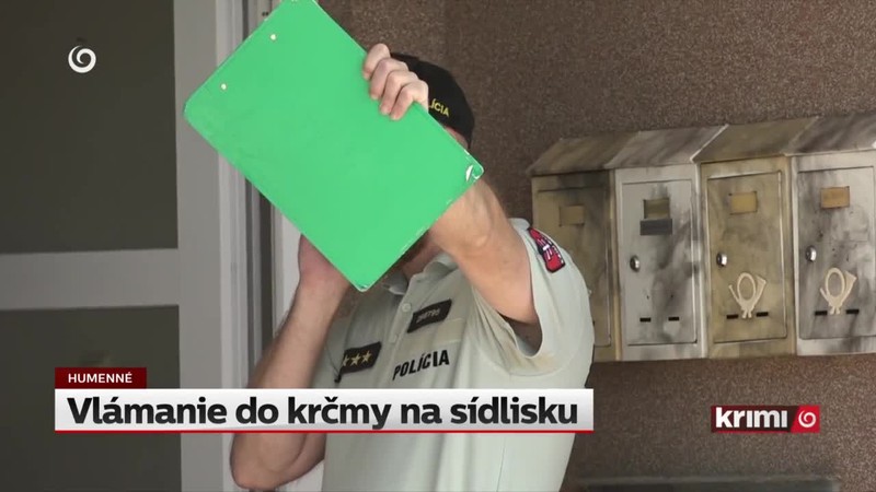 Vlámanie do krčmy na sídlisku