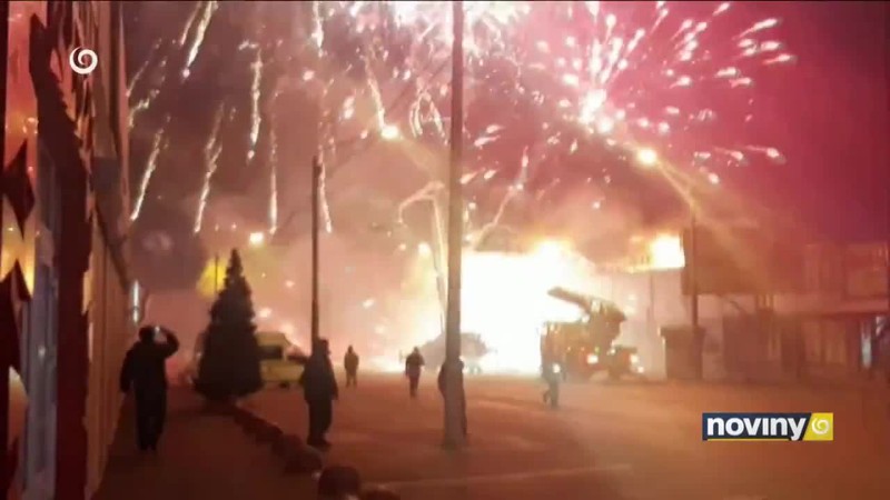 Požiar v obchode s pyrotechnikou