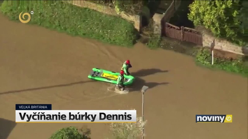 Vyčíňanie búrky Dennis