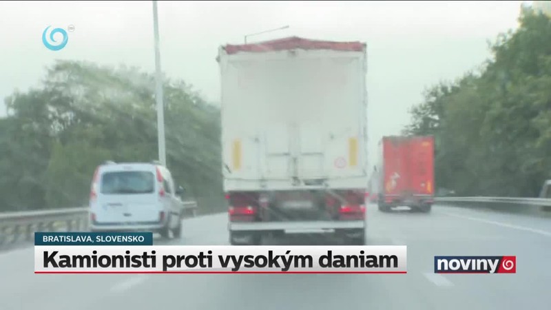Kamionisti proti vysokým daniam