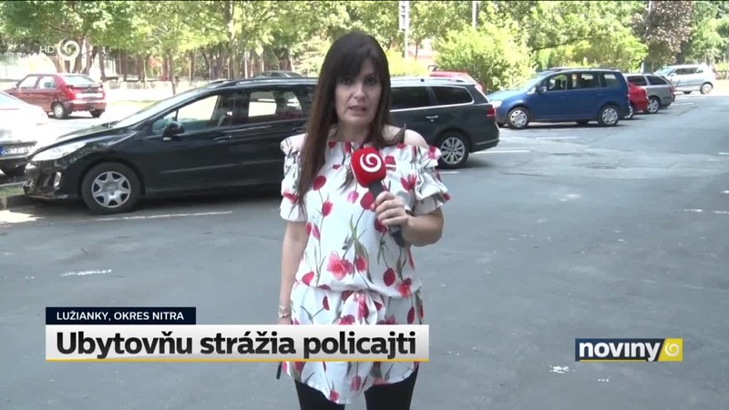 Ubytovňu strážia policajti