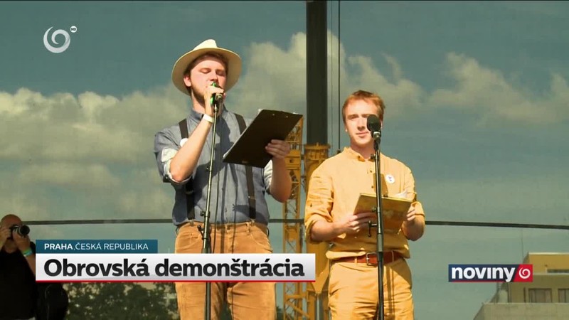 Obrovská demonštrácia