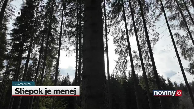 Sliepok je menej