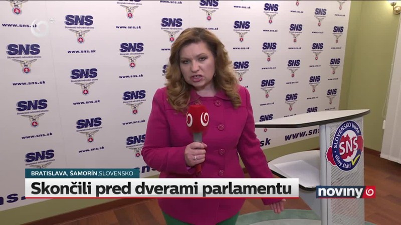 Skončili pred dverami parlamentu