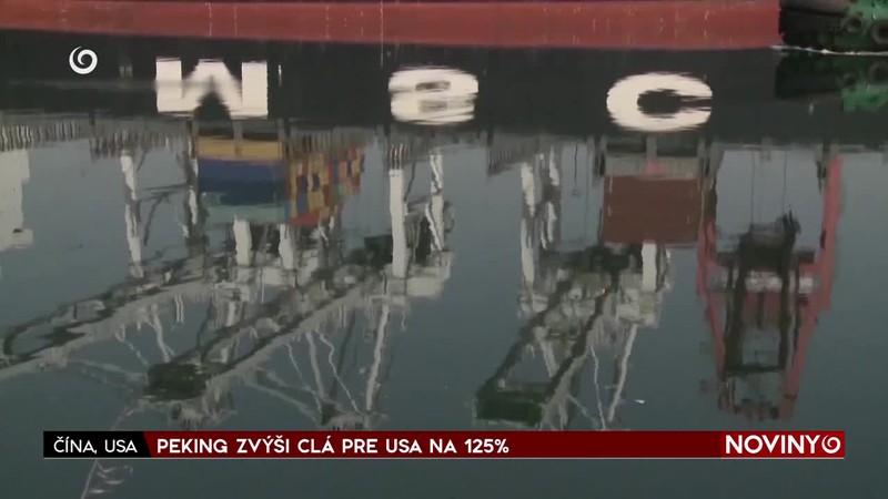 PEKING ZVÝŠI CLÁ PRE USA NA 125%