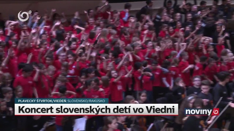 Koncert slovenských detí vo Viedni
