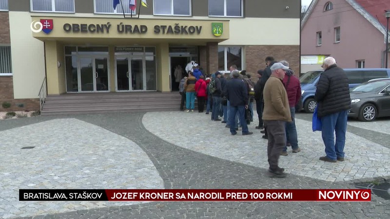 JOZEF KRONER SA NARODIL PRED 100 ROKMI