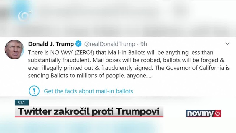 Twitter zakročil proti Trumpovi