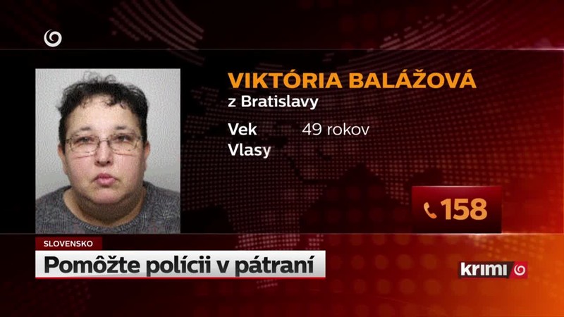 Pomôžte polícii v pátraní