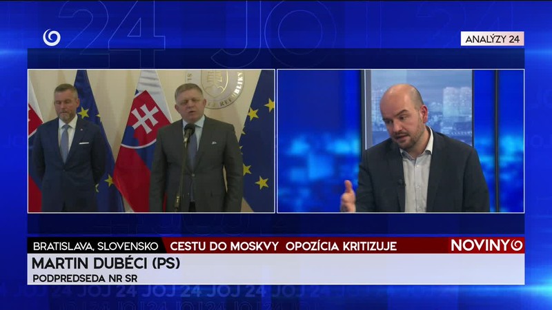 CESTU DO MOSKVY  OPOZÍCIA KRITIZUJE