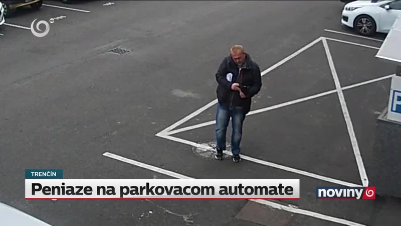 Peniaze na parkovacom automate