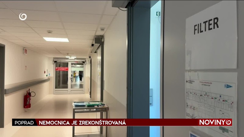 NEMOCNICA JE ZREKONŠTROVANÁ