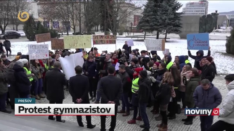 Protest gymnazistov