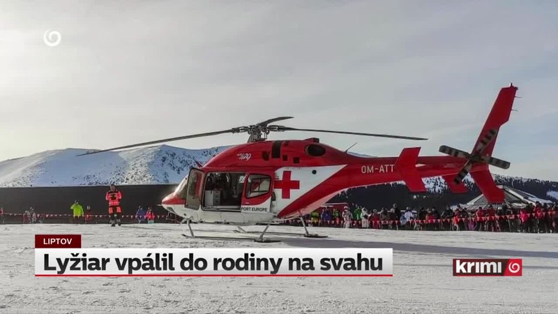 Lyžiar vpálil do rodiny na svahu