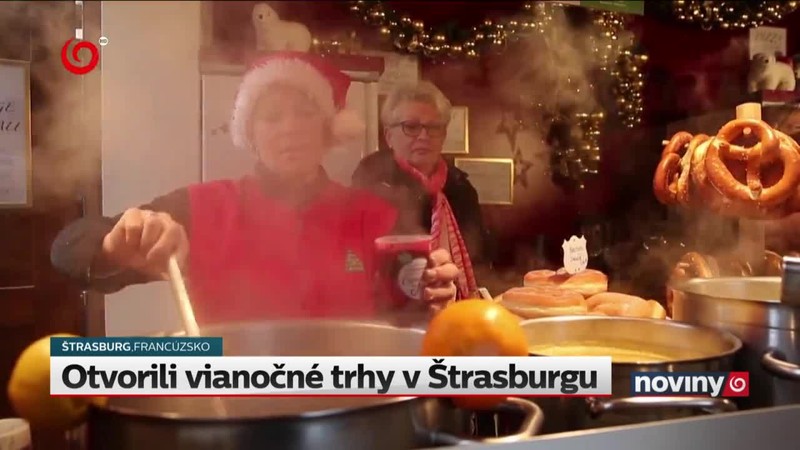 Otvorili vianočné trhy v Štrasburgu