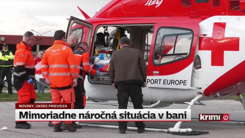 Mimoriadne náročná situácia v bani