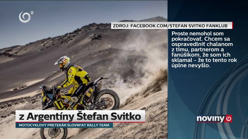 Svitko skončil na Rely Dakar!