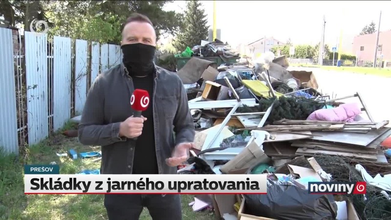 Skládky z jarného upratovania
