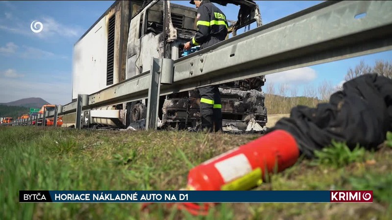 HORIACE NÁKLADNÉ AUTO NA D1