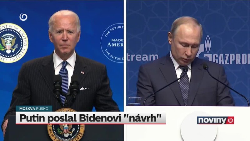Putin poslal Bidenovi "návrh"