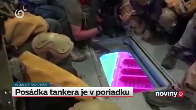 Posádka tankera je v poriadku