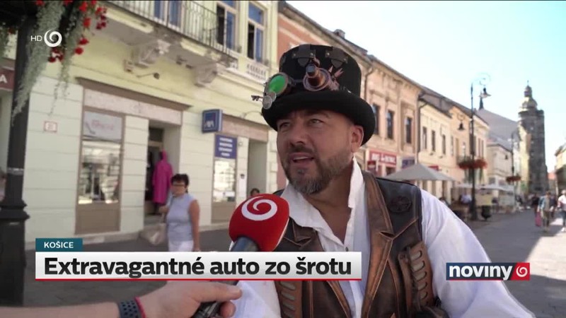 Extravagantné auto zo šrotu