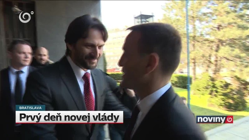 Prvý deň novej vlády